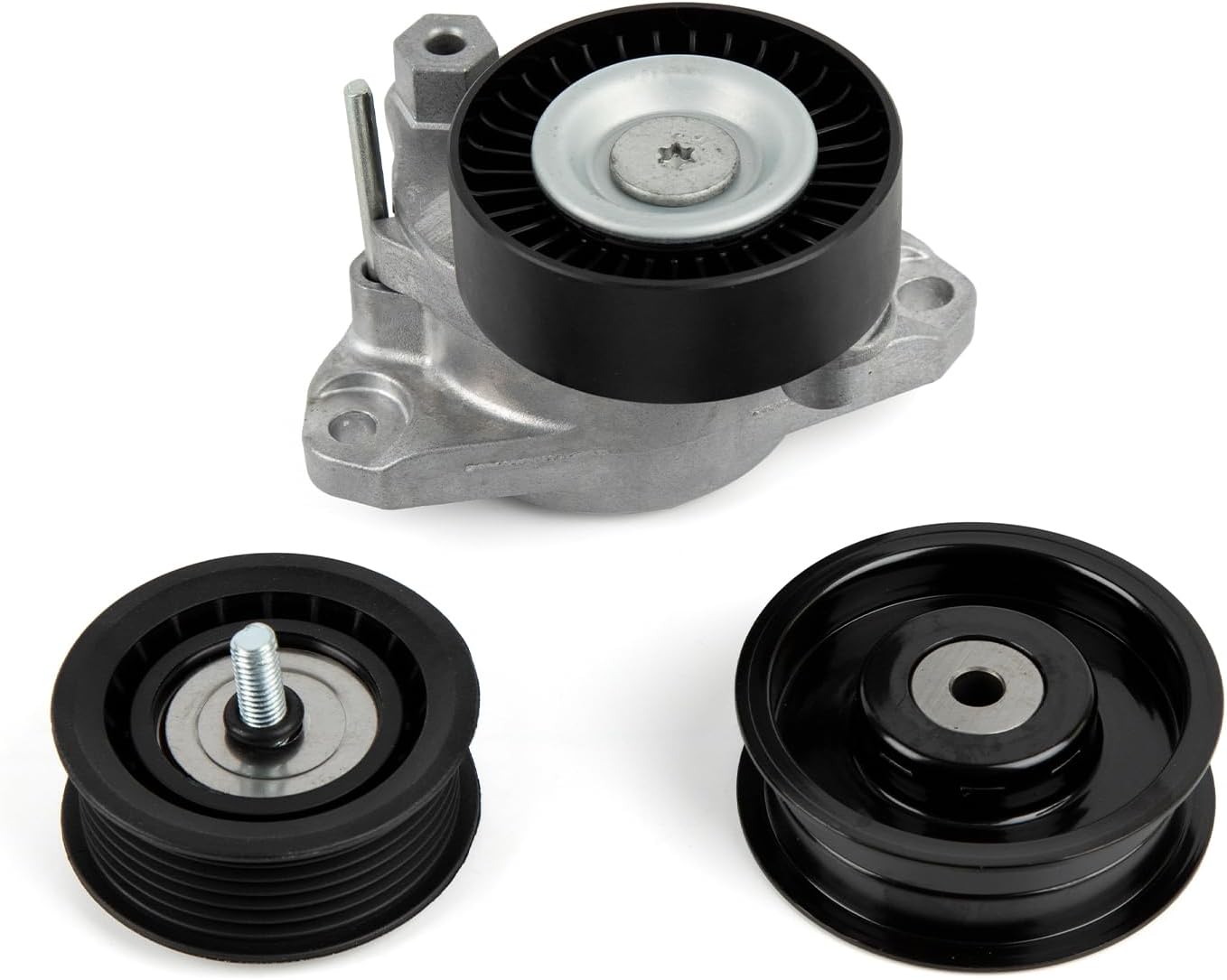 Tykick Idler Pulley and Belt Tensioner Kit Serpentine Belt Kit for Mercedes-Benz C300 C350 CLK350 E350 GL450 GLK350 ML350 S550 SL550 SLK350 2005-2011 Replaces 2722021419，2722021019，2722000270，6PK2404