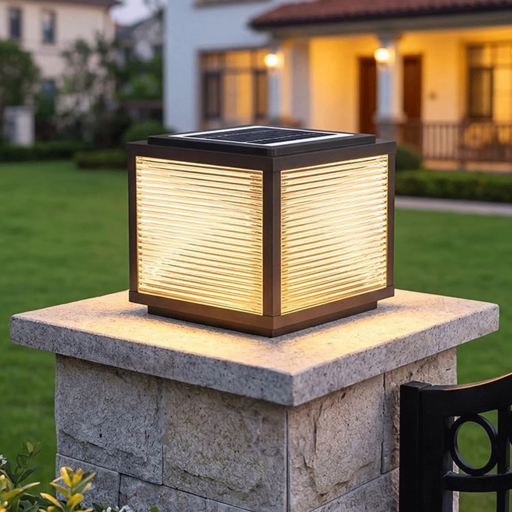 Farolas solares para exteriores impermeables de alta eficiencia para columnas