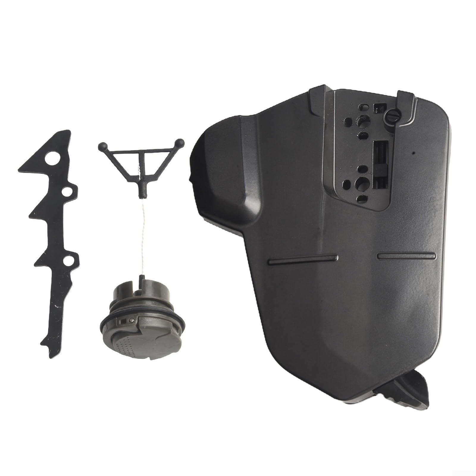Zilimontt Couvercle d'embrayage pour tronçonneuse avec bouchon de gaz et chien d'abattage compatible avec les modèles 550XP, 550XPG, 560 - Remplacement pour pièce OEM numéro 505199005 - Plastique