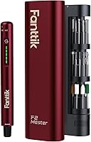 Vista 10 de Fanttik F2 Master Mini kit de herramientas rotativas inalámbricas, motor NeoPulse, 5 velocidades variables, 25000 RPM, cubo Revostor, 35 accesorios