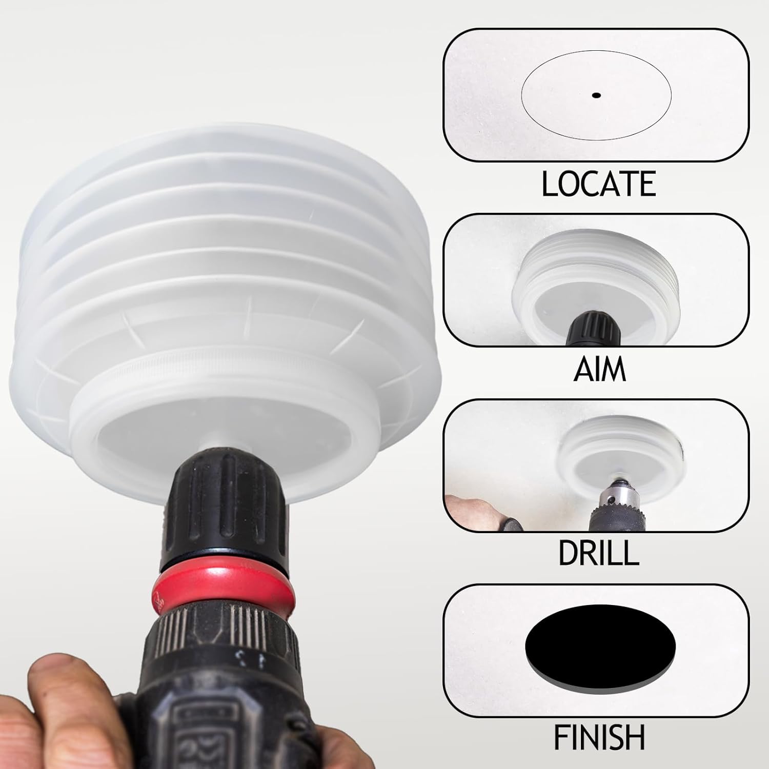 7"/178mm Hole Saw for Recessed Lights,Bi-Metal Hole Cutter with Small Arbor & A2 Arbor, Dust Bowl Catcher and Thickened Gloves for Led Recessed Lighting Wood Metal Drywall PVC