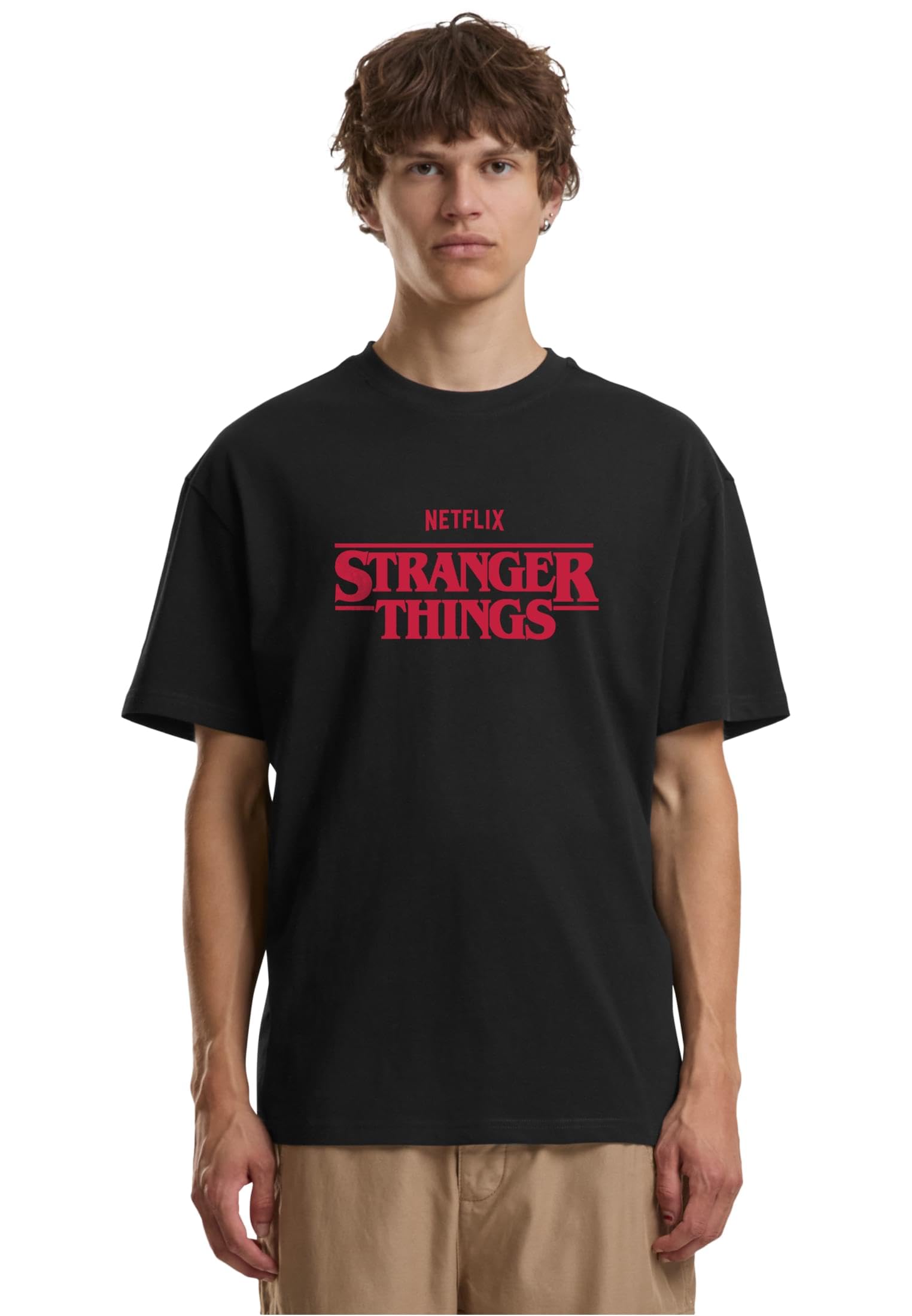 MERCHCODE Herren Mc1466-stranger Things Rewatch Loose Tee T-Shirt (1er Pack)