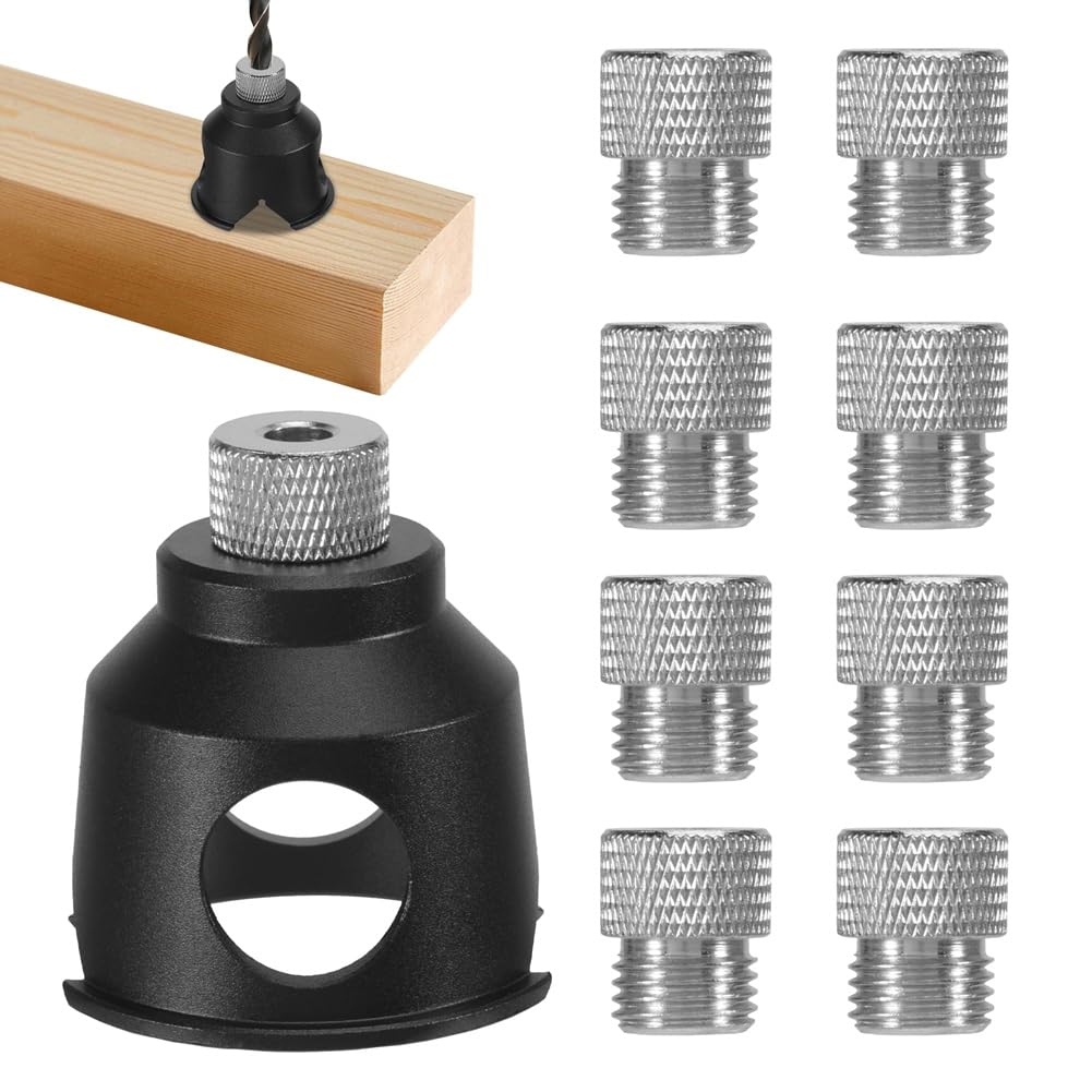 Littimoon Drilling Aid, Vertical Drilling Guide, Woodworking Drill Hole Locator, Drilling Template