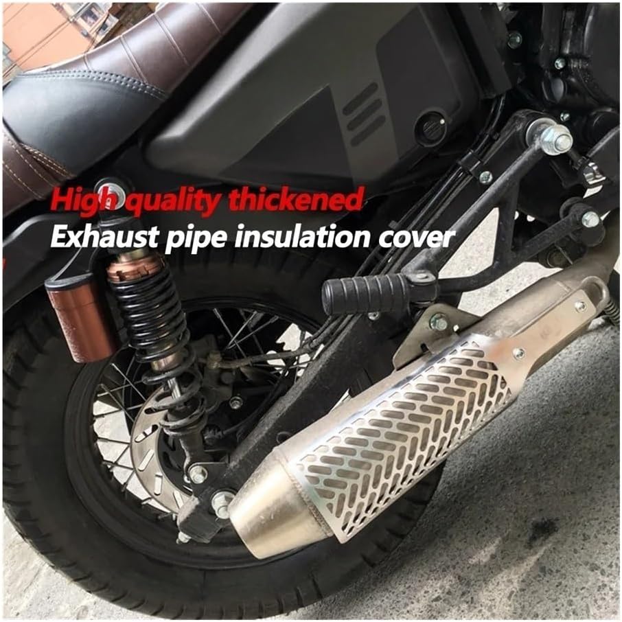 for Cyclone RA2 RA 2 Exhaust Pipe Insulation Cover Modification Exhaust Pipe Anti-Scald Cover Muffler Cover Guard Plate Heat Shield Wraps