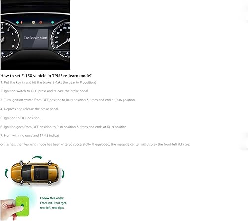 Miniatura 11 de JDIAG Herramienta de Sensor TPMS, Herramienta de Reaprendizaje TPMS para F150 Sensor de Reseteo Automático de TPMS Programación de Herramientas