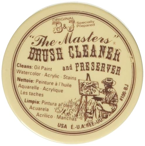 General Pencil Co., Inc. 1 Ounce The Master's Brush Cleaner & Preserver 100-BJ - 1 Ounce