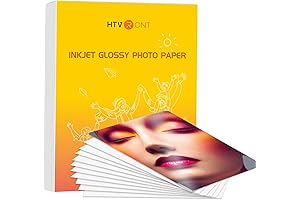 HTVRONT Glossy Photo Paper 8.5 x 11 for Inkjet Printers