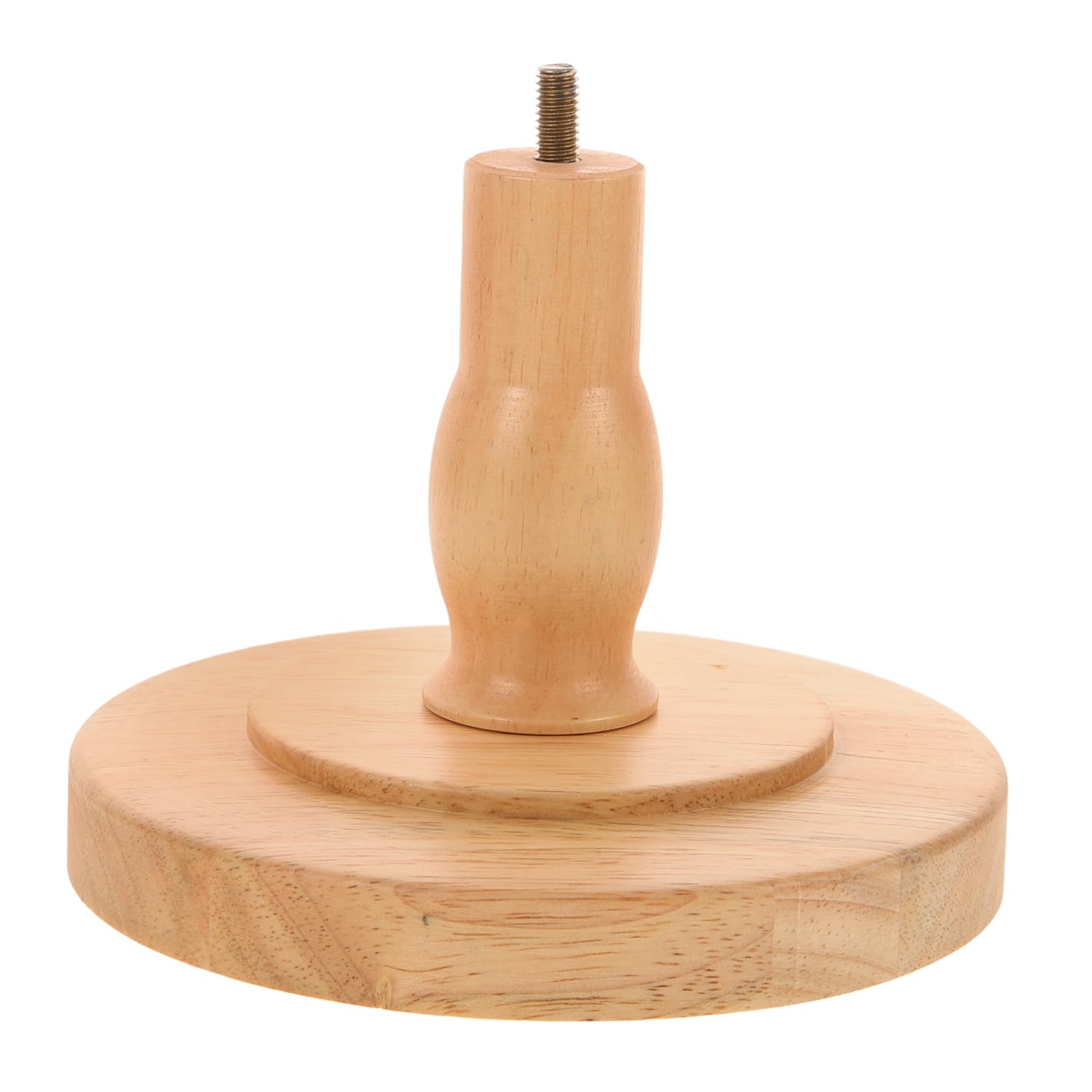 Unomor Wooden Mannequin Head Holder Support Base for Projects Height for Displaying Wigs Hats and Accessories