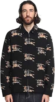 Amazon | [BURBERRY] (バーバリー) チェックEKD ウールブレンド ジップ