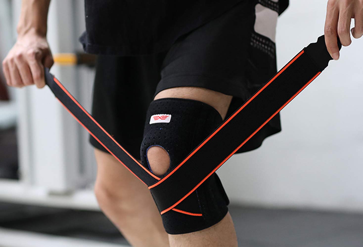 Knee Sleeve Compression Brace Support Sport Joint Pain Relif Arthritis Protector