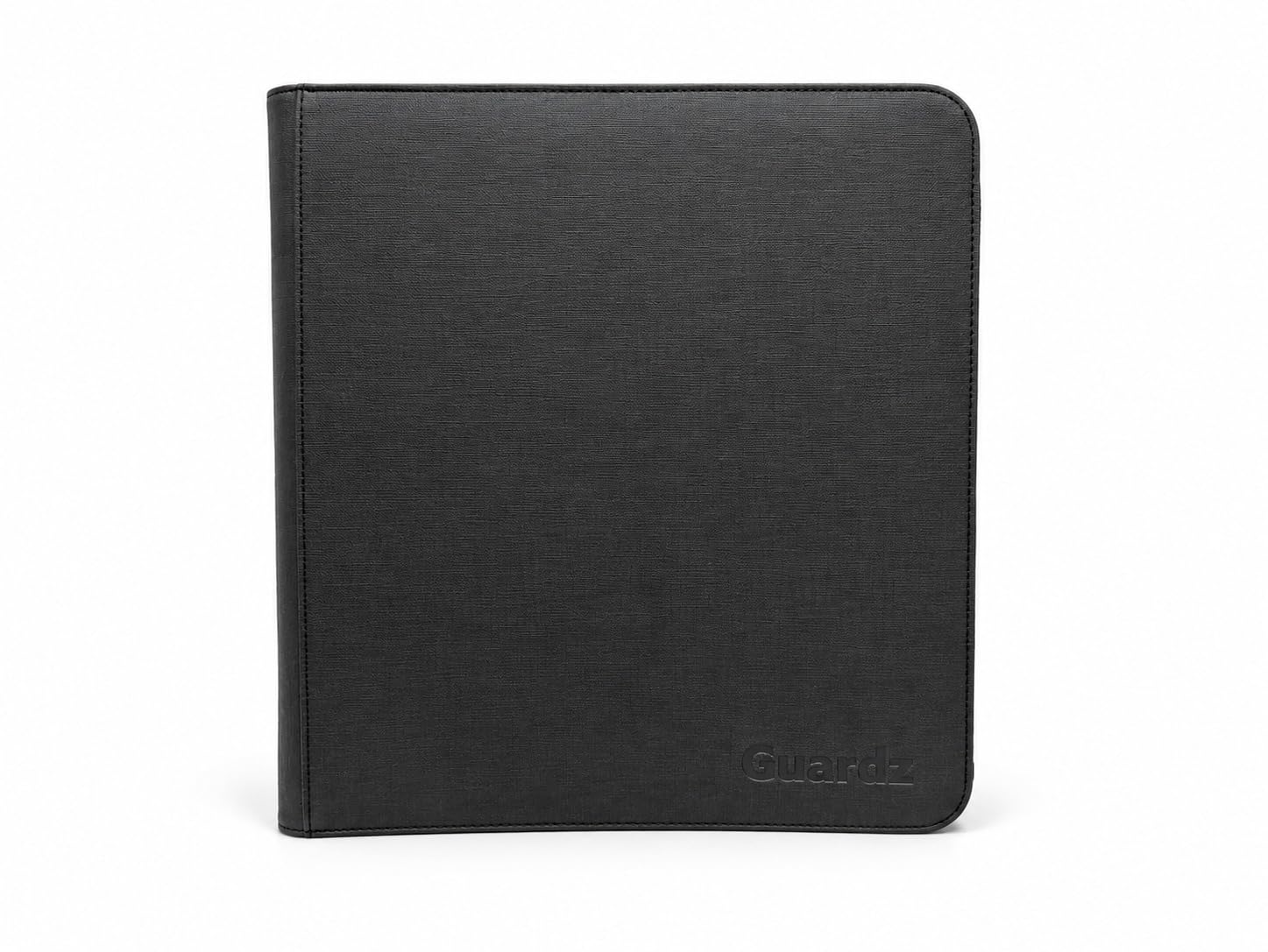 Guardz Black - 12 Pocket Zip Trading Card Album Binder Folder - 480 Side Loading Pockets