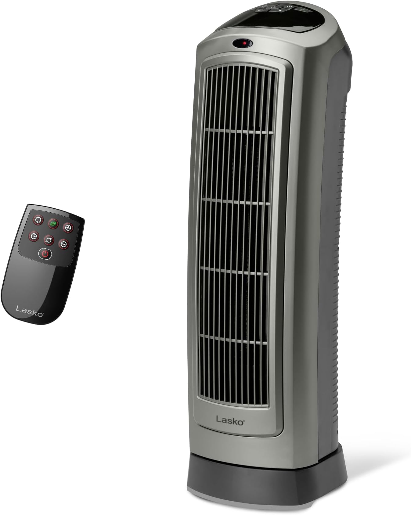 Lasko 22" Ceramic Oscillating Ceramic Tower Space Heater with Remote Control