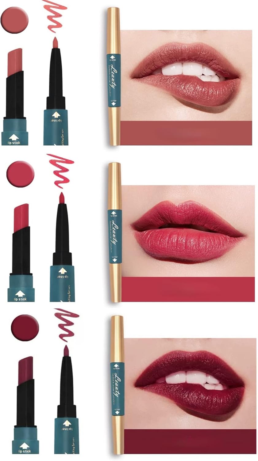 Amazon 口紅 リップライナーのマルチユースで 美容ペン リップペン アイカラー ペンシル リップライナー マットシマーウォーター