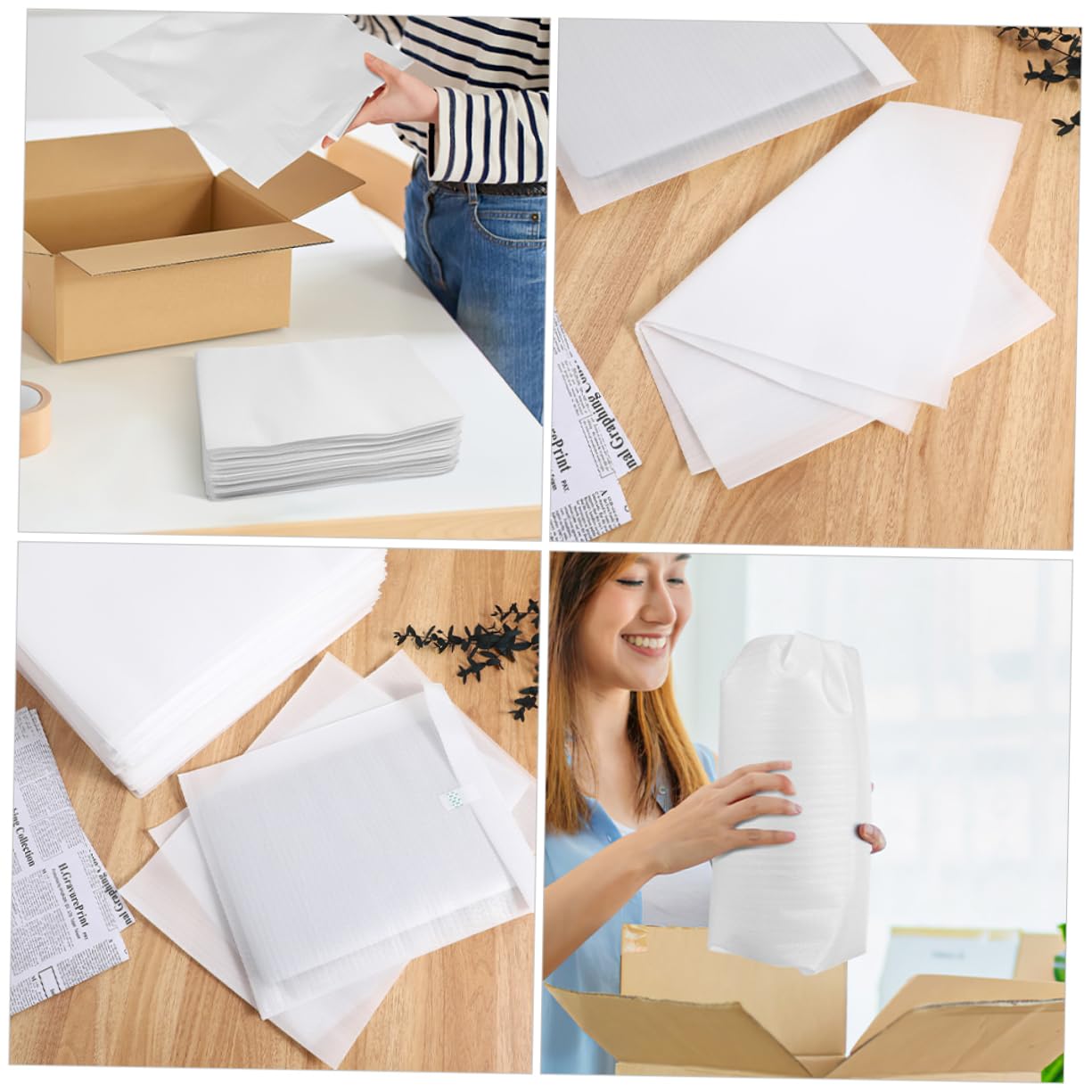 200stücke Schaumstoffbeutel Für Umzug Verpackungsmaterial Schutz Für Gläser Geschirr Tassen Epe-schaum Leicht Und Praktisch