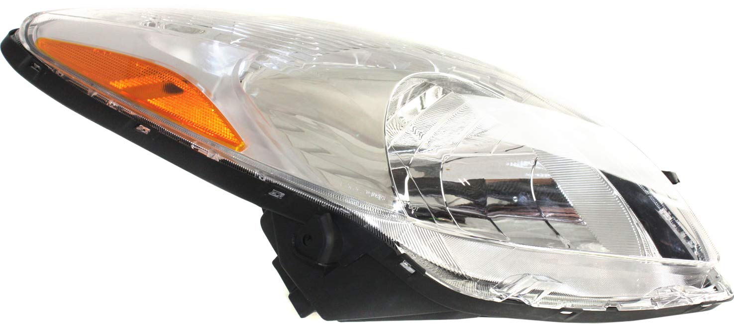 Evan-Fischer Aftermarket Headlight Lens and Housing Compatible with 2009-2011 Toyota Yaris Hatchback, Passenger Side