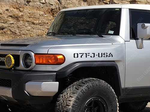 CalcomanĂas personalizadas para guardabarros de año elige tu año y color par 2 para adaptarse a Toyota FJ Cruiser 2007-2014 TRD Off Road 07FJ-USA CalcomanĂas personalizadas para guardabarros de año elige tu año y color par 2 para adaptarse a Toyota FJ Cruiser 2007-2014 TRD Off Road 07FJ-USA