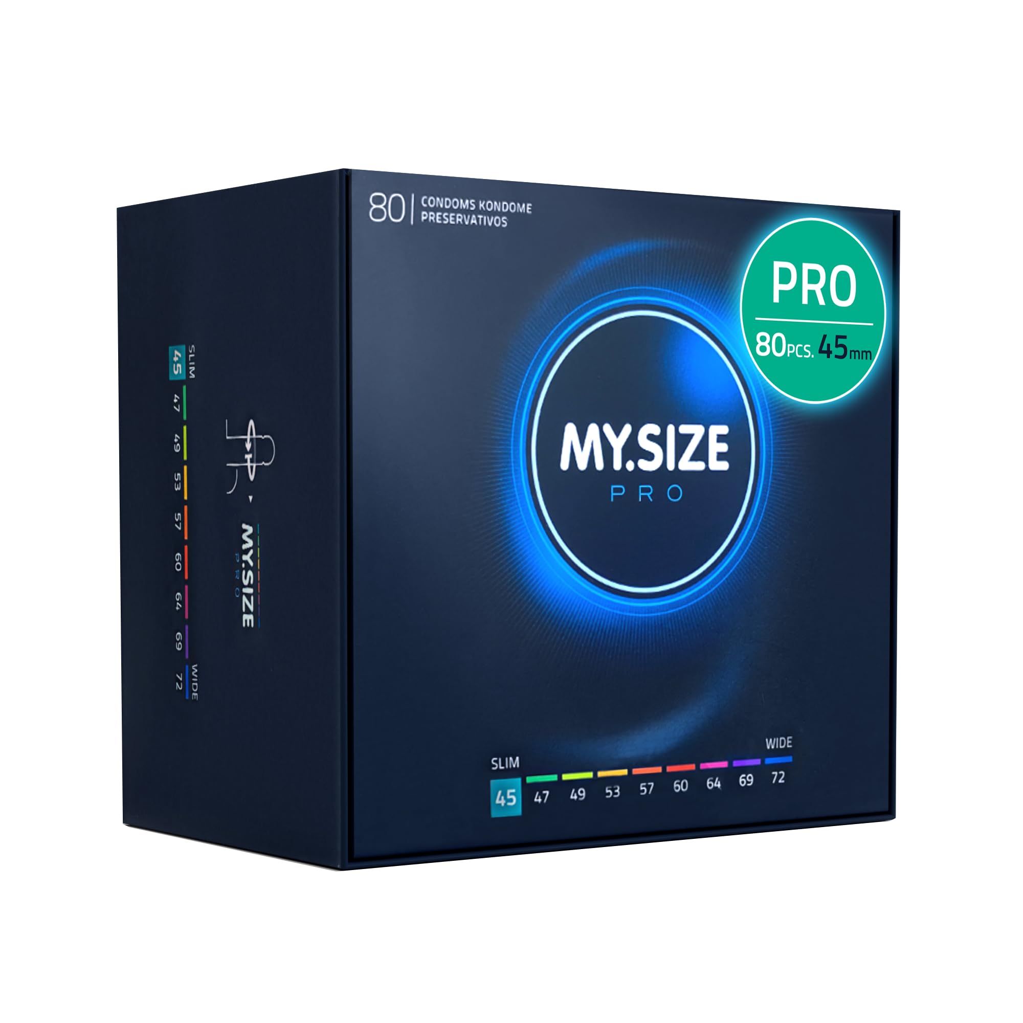 Sponsored Ad – MY.SIZE PRO Condom Size 0, 45 mm, 80 Condoms - Perfect fit and a Suitable Size for Everybody