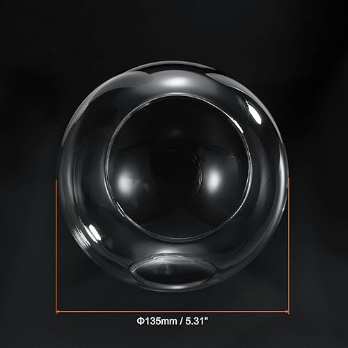 Miniatura 8 de PATIKIL Maceta redonda de terrario para plantas de aire, 3.2 pulgadas de alto, decoración de mesa de vidrio borosilicato para suculentas,