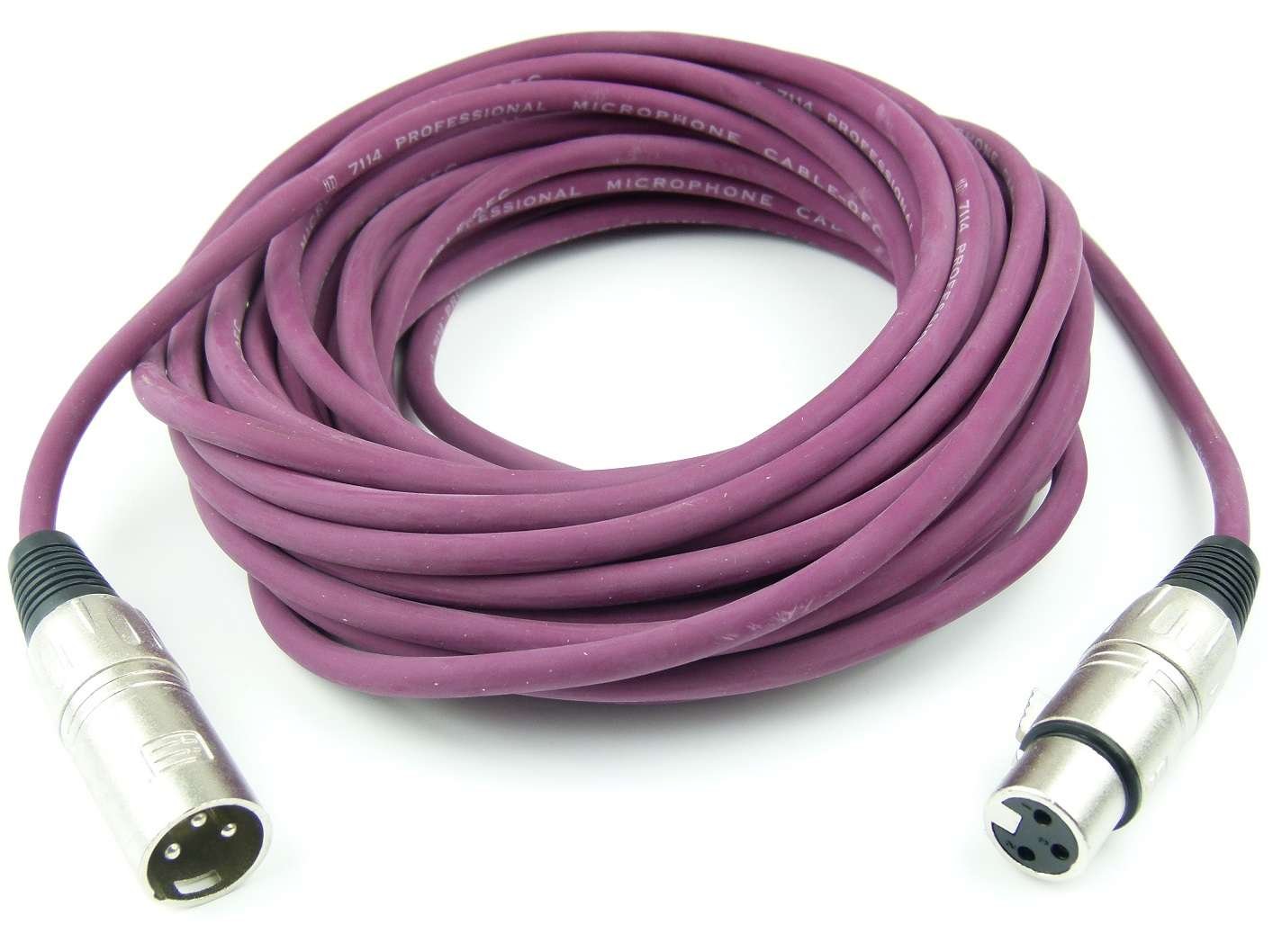 1 Set Adam Hall Mikrofonkabel je 10 m in den Farben Rot, Gelb, Grün, Blau, Vilolett, Schwarz, XLR female auf XLR male DMX Audio Studiokabel (10 m, Mehrfarbig, 1)