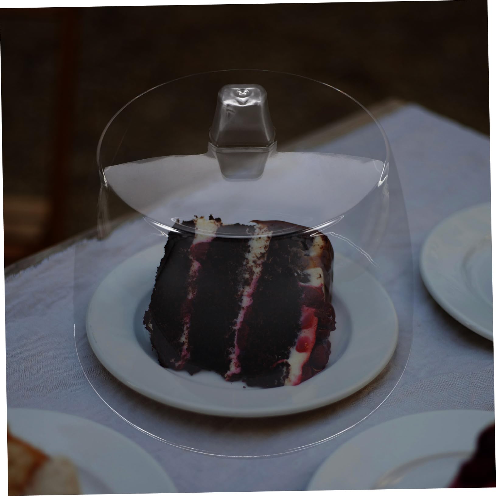 Campana de Comida Transparente Acrílica para Tartas y Postres