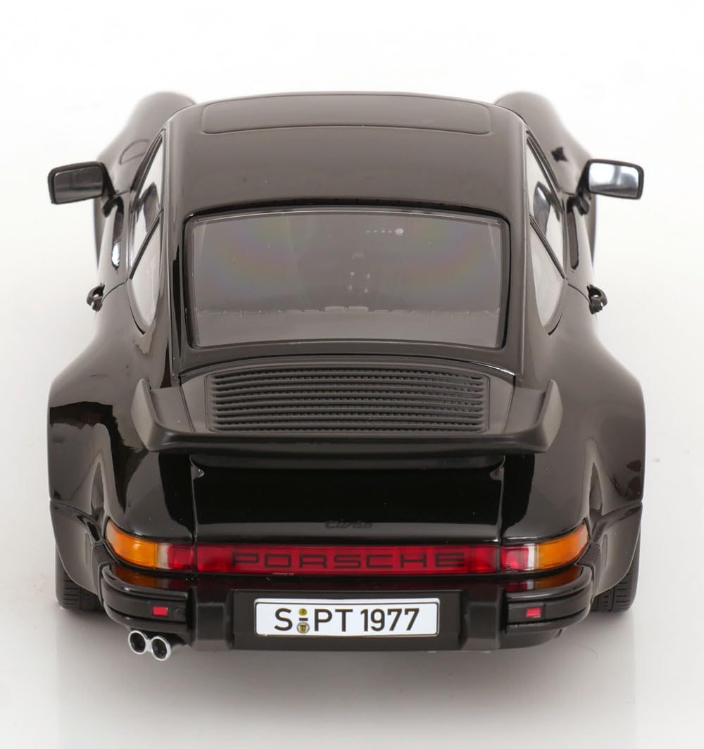 KK-Scale KKDC181443 - Porsch. 911 (930) Turbo 3.3 Black 1977 - Maßstab 1/18 - Modellauto