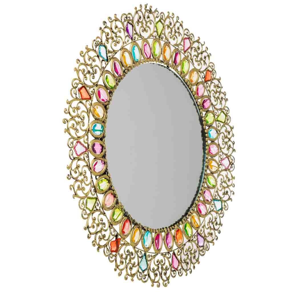 Miroir acrylique couleur pour éviter la casse sur murs fragiles