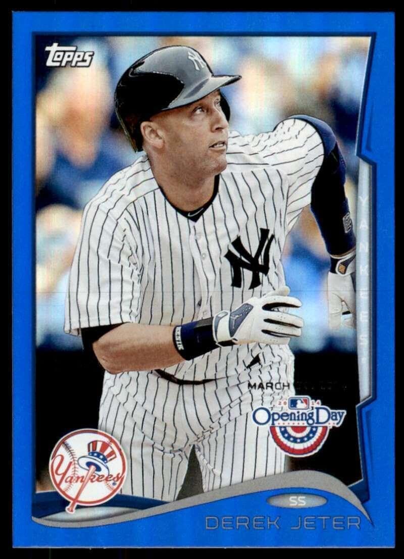 Derek Jeter Card 2014 Topps Opening Day blue #220 - Slabbed Baseball Cards