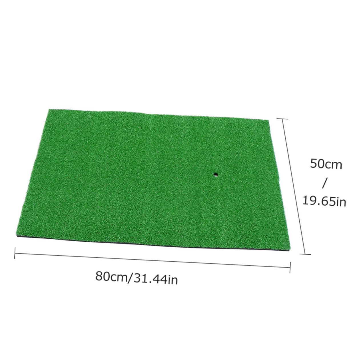 KQUIXOTIC 5x4ft Golf Hitting Mat with Ball Tray, Alignment & Angle of Approach Aid, Golf Mat Practice Outdoor & Indoor, Driving Chipping Putting in Backyard Garage Basement, Gift for Men Dad Golfer