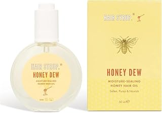 Hair Syrup | Honey Dew | Hair Oil without Rinsing | Moisturizes and Softens Hair | for dry and dull hair | Vegan and 100% Natural | 50ml