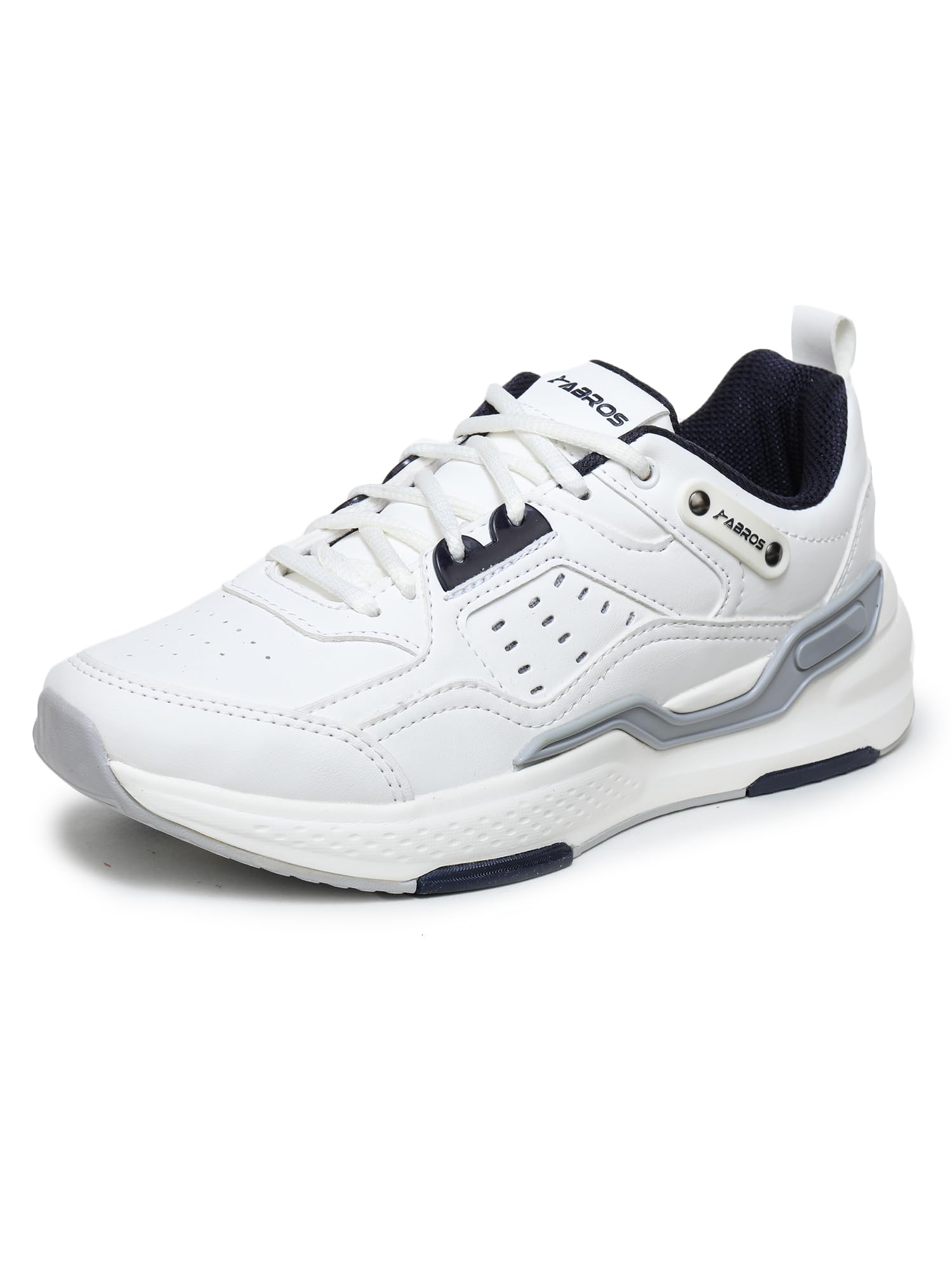 ABROS Men ALSG8019 White/Navy Foster Shoe UK-8 (B0CVL7VJSX) Amazon Price History, Amazon Price Tracker