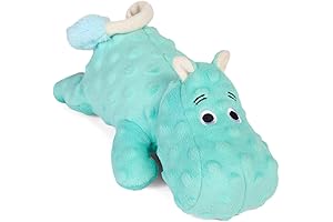 Dog Squeaky Toys for Large Breed, Cute Stuffed Hippo Dog Toys with...