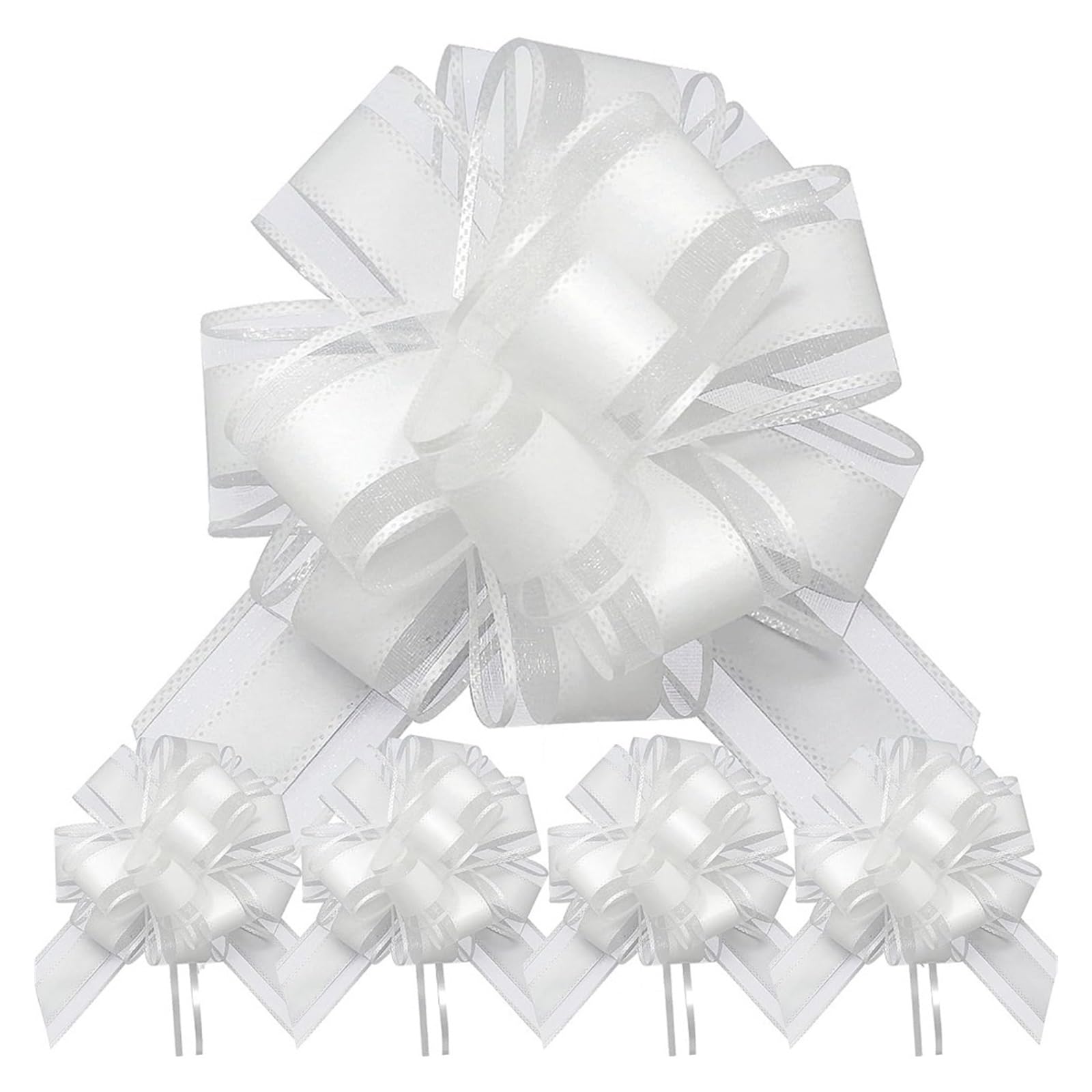 20 Nastri for Fiocchi for Auto Nuziali, Confezione Regalo, Decorazione, Fiori Fai da Te, Forniture for Feste di Compleanno, San Valentino per Casa