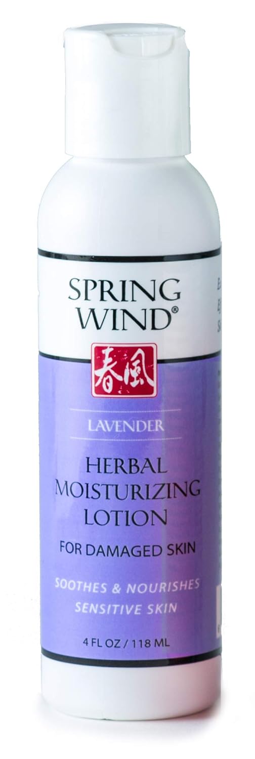Spring Wind Moisturizing Lotion - Soothes Eczema, Psoriasis, Dry Skin, Minor Burns and Sunburn