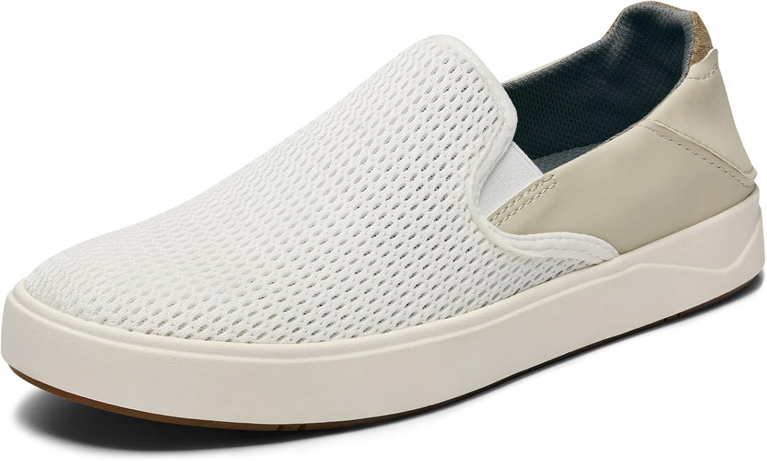 RIUGA Men's Orthopedic Slip-On Loafers with Arch Support - Collapsible Heel Casual Walking Fashion Sneakers for Men, Lightweight Breathable Mesh Comfort Shoes