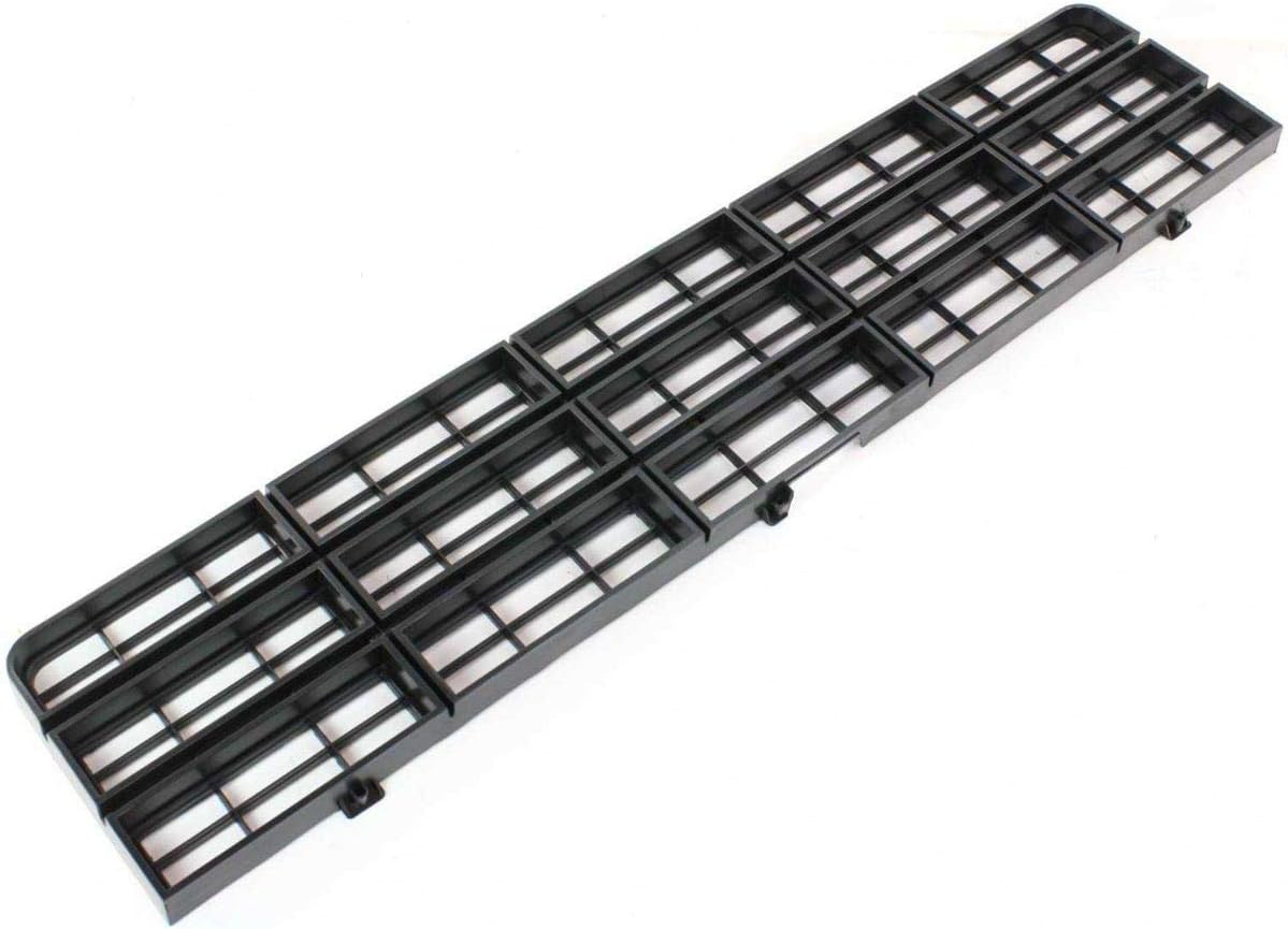 Grille For 77-80 Chevrolet C10 K10 Silver Shell w/Black Insert Plastic