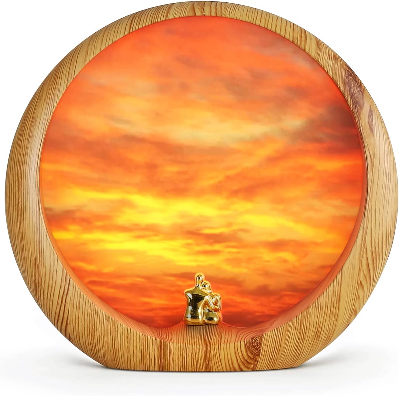 Sunset Lamp Anniversary Wedding Valentine’s Day Gift Ideas, Sunset Glow Light Centerpiece Table Decorations Gifts for Mom Birthday Gift, The Beautiful Sunset We Share