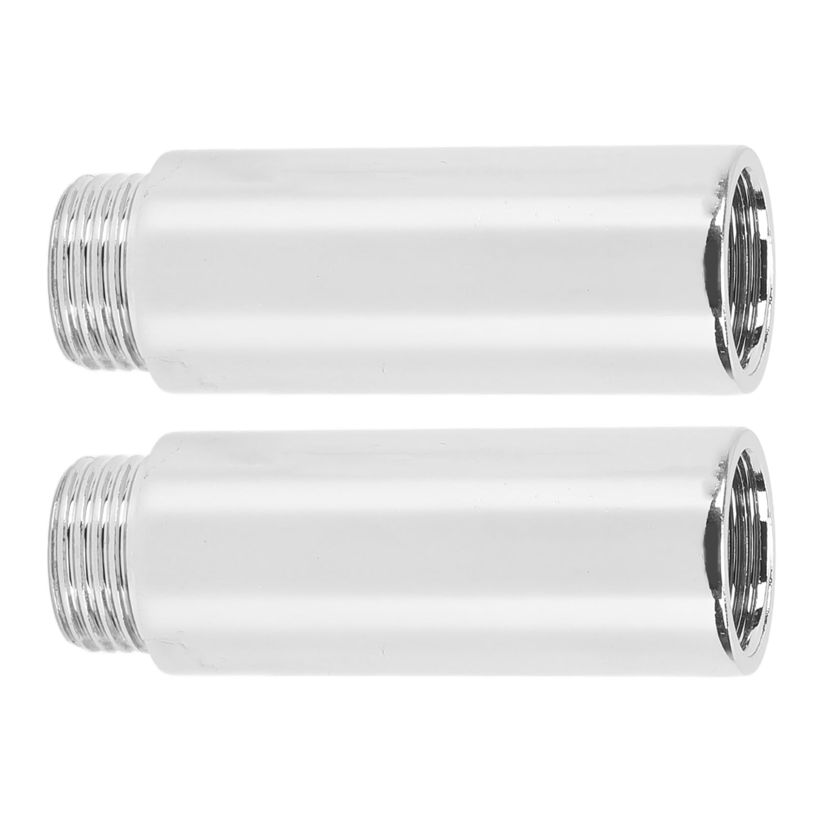 Bras De Douche Inox Bras Extension Douche 25cm Acier Inoxydable - Raccord G1/2" - Chromé - Pour Rallonge Pommeau De Douche Rallonge Douche Chromée