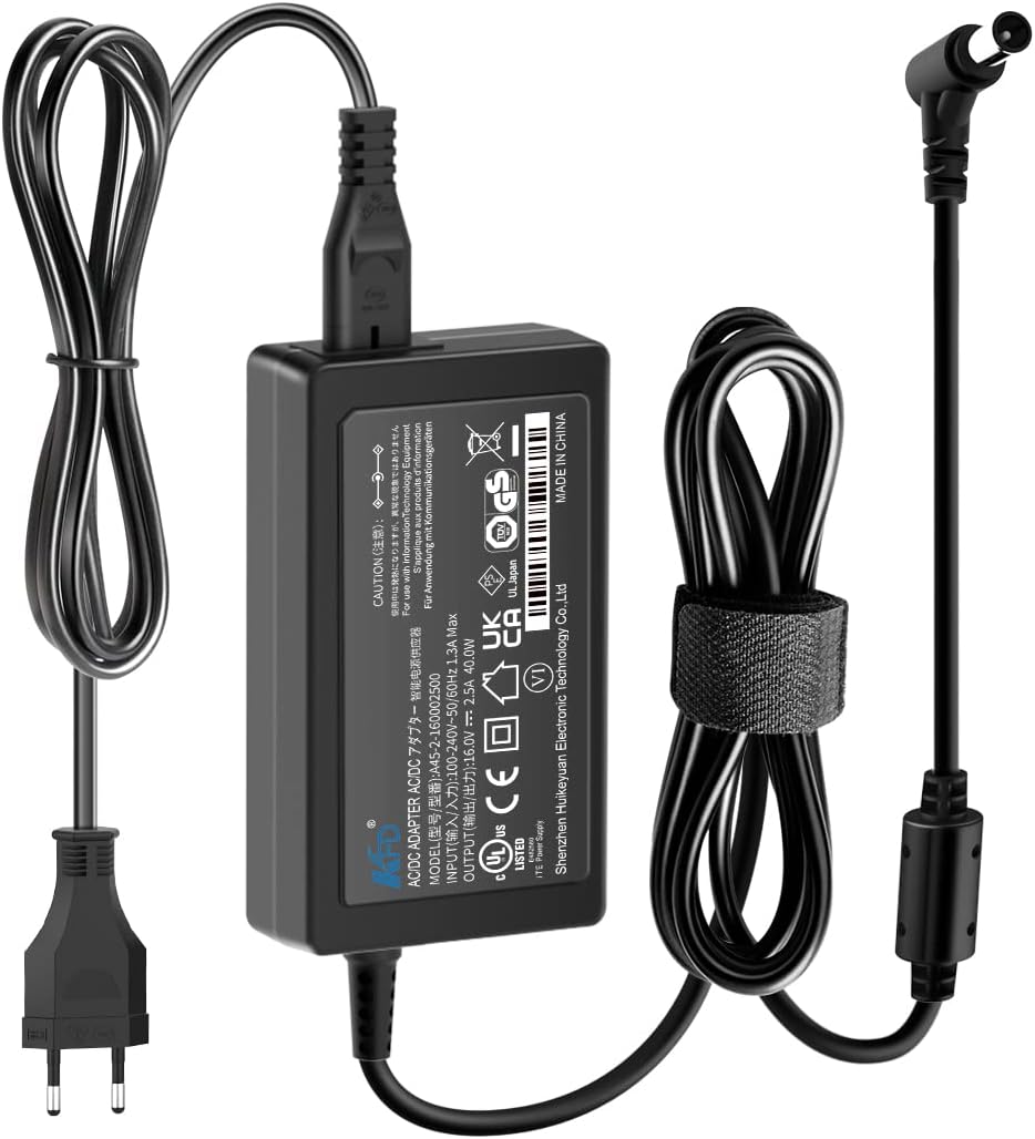 KFD Power Supply Charger 16 V for Fujitsu ScanSnap SV600 iX500 Type SEC80N2-16.0, Mains Adapter for Canon Pixma iP100 iP110 iP90 mini320 Mini260 AC/DC16V Power Supply