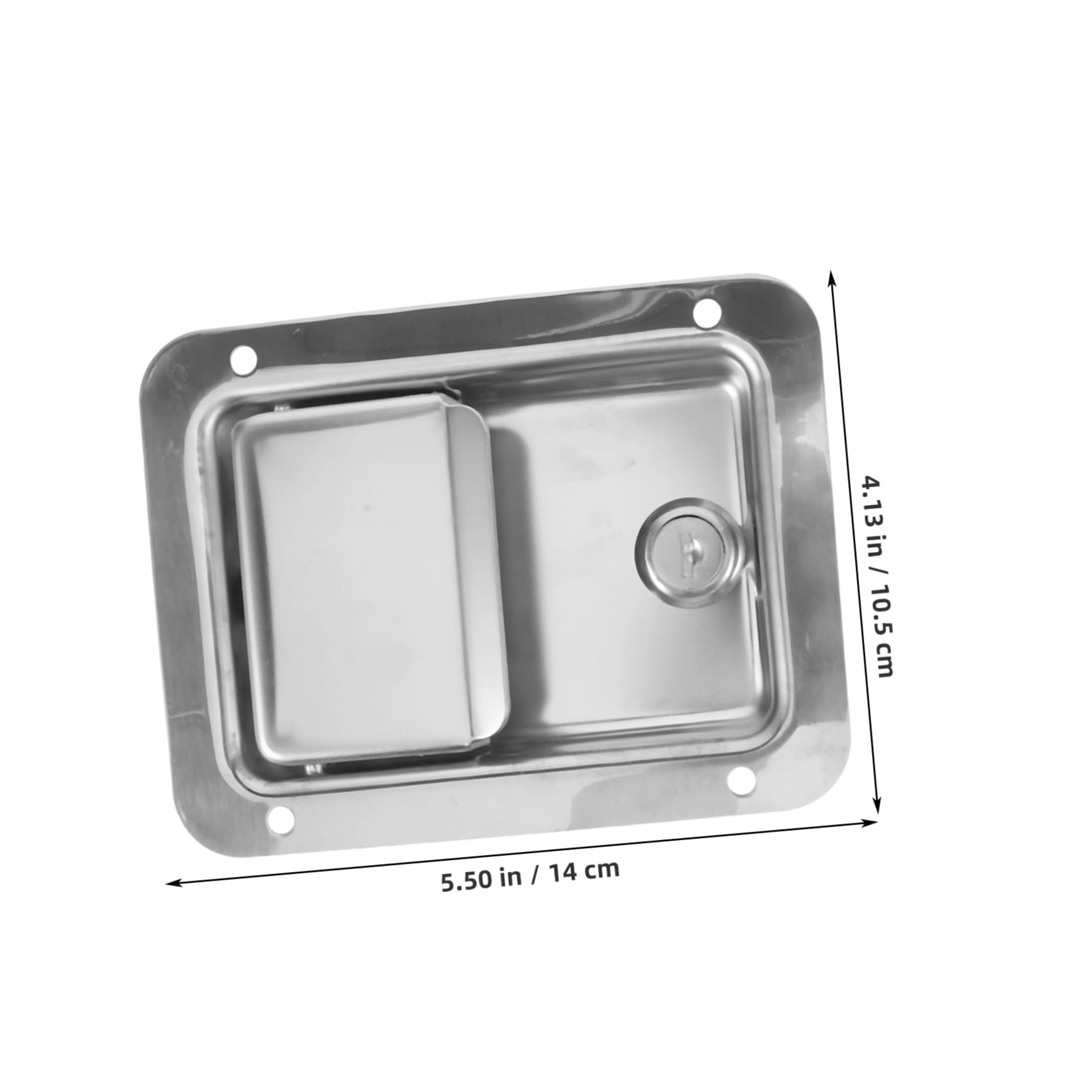 Operitacx Bloqueo del Panel Cerradura para Puertas de Autocaravanas de Acero Inoxidable Cerradura para Paneles de Camiones de Puertas de Autocaravanas para Uso Caravanas y Camiones