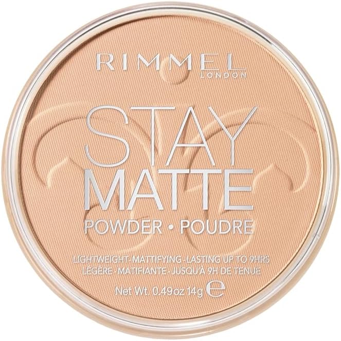London Stay Matte - 004 Sandstorm - Pressed Powder, Lightweight, High Coverage, Shine Control, 0.49oz