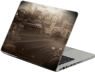TAT Stains Liquid Texture Printed Laptop Sticker Multicolour-15.6 inch-113