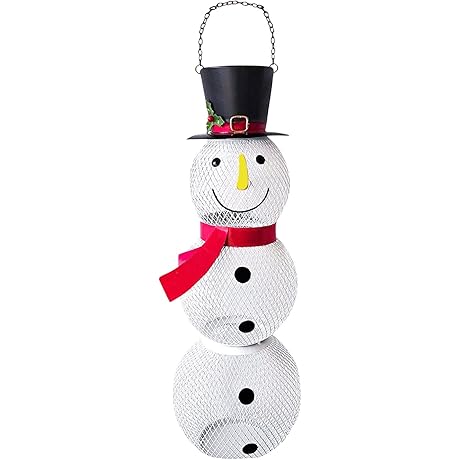 Christmas Bird feeder - Outdoor Wild Bird Feeder Christmas Snowman Bird Feeders...