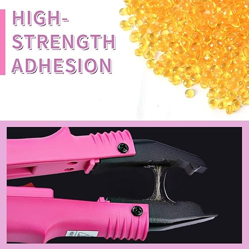 Miniatura 4 de Neitsi 1200 piezas de pegamento de queratina para extensiones de cabello, puntas de fusión de extensiones de cabello de queratina, puntas de perlas