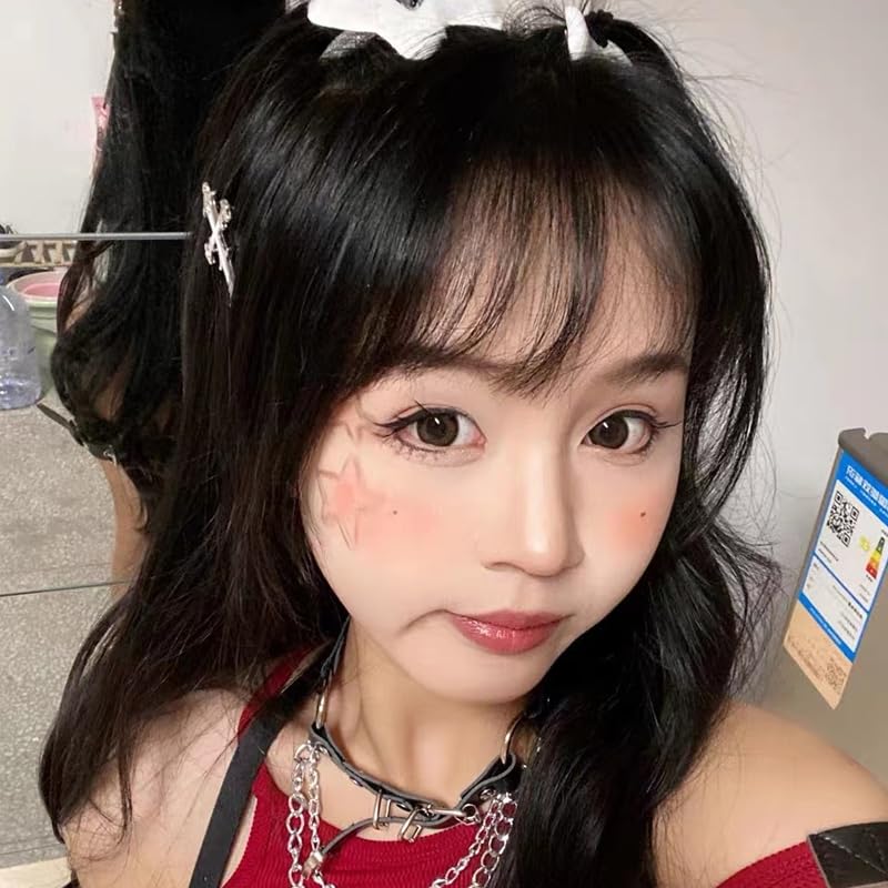 Miniatura 4 de Pinzas cruzadas para el cabello, accesorios góticos de Halloween para mujeres y niñas, pasadores de cruz gótica Y2K de metal, horquillas de