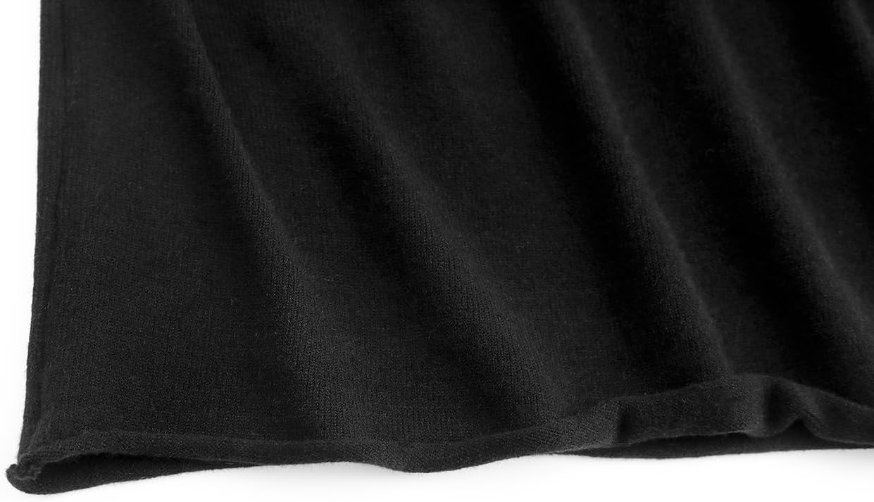 GABERLY Women's Oversized Crewneck Three-Quarter Short Sleeve Dropped Shoulder Knit Sweater Fall Outfits Trendy Pullover - Image 5