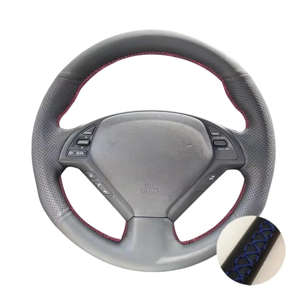 Funda para Volante de Coche Infiniti G37 G35 G25 EX35 EX25 EX37 Q60 QX50 2014 2015, PU