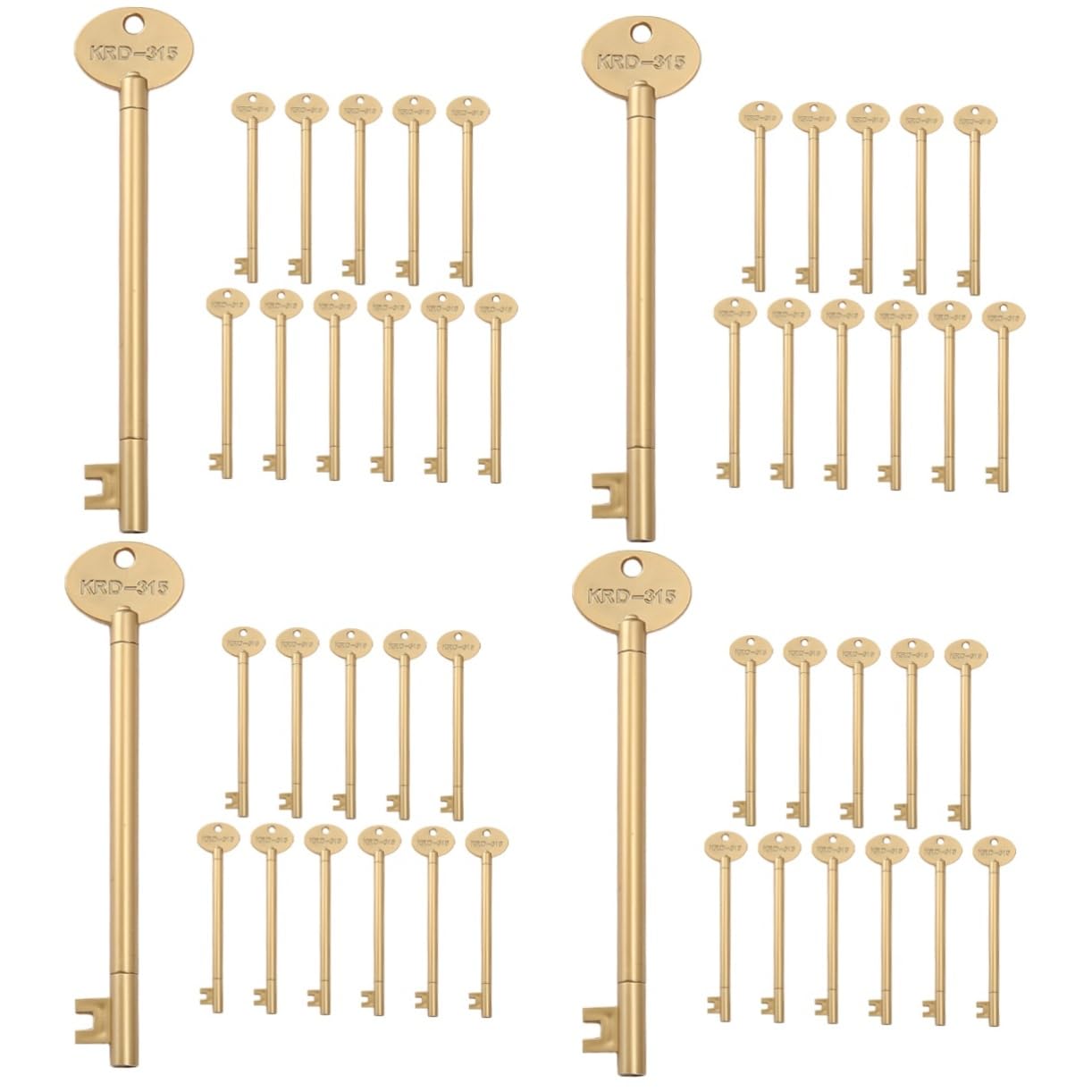 Uonlytech 4 Set Penne Gel Chiave Per Scrittura Cancelleria Per Ufficio E Studio Per Studenti 12 Pezzi * 4