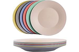 greenandlife 10 Inches Microwave Safe Plates
