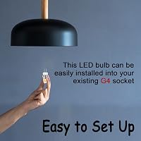 TIAFELNGLY G4 LED izzó 2W meleg fehér 12V dimmelhető 6db szett 6