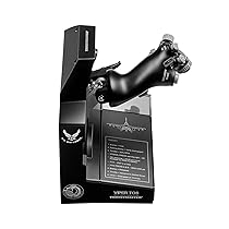 Thrustmaster Viper TQS per PC, Sistema Quadrante Manetta in Metallo, Precisione Effetto Hall, 21 Pulsanti Azione, 5 Assi, Iconiche Funzioni Chaff, Flare, su Licenza U.S. Air Force